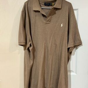 Polo by Ralph Lauren Men's Brown Polo Shirt